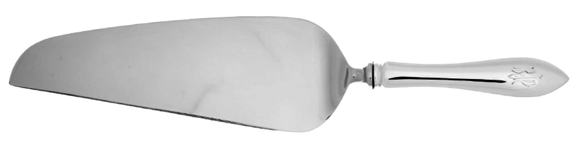 Pointed Antique (Sterling, 1895) Pie and Cake Server with Stainless Blade by Reed & Barton-1