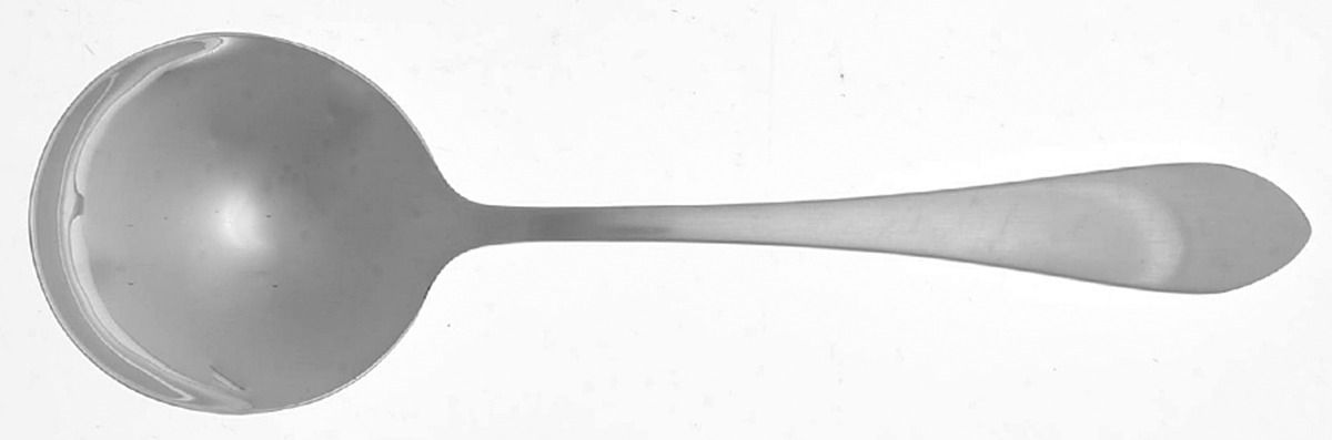 Pointed Antique (Sterling, 1895) Round Bowl Soup Spoon (Cream Soup) by Reed & Barton-1