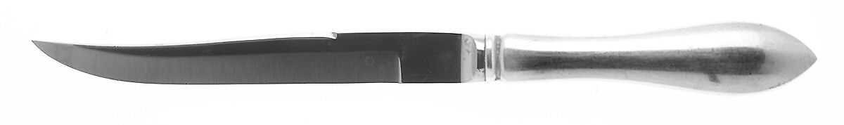Pointed Antique (Sterling, 1895) Individual Steak Knife Hollow Handle by Reed & Barton-1