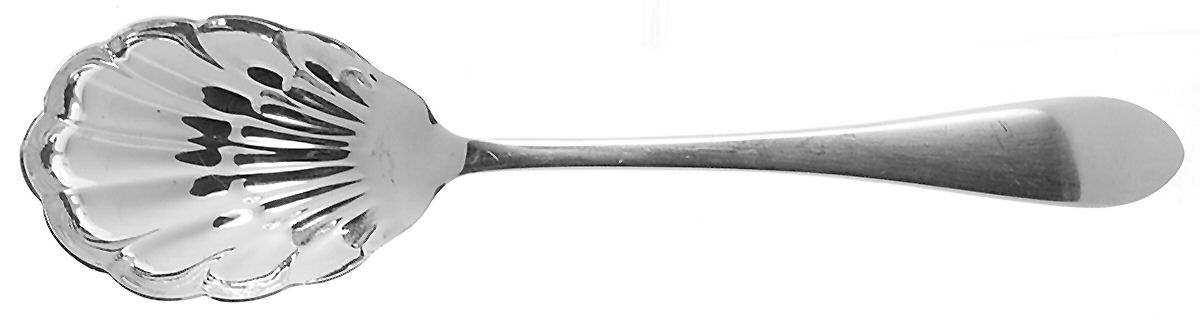 Pointed Antique (Sterling, 1895) Sugar Shell Spoon by Reed & Barton-1