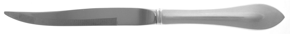 Pointed Antique (Sterling, 1895) Individual Steak Knife w/Bevel Blade by Reed & Barton-1
