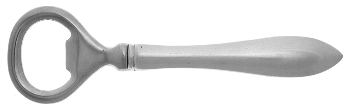 Pointed Antique (Sterling, 1895) Bottle Opener with Stainless Bowl by Reed & Barton-1