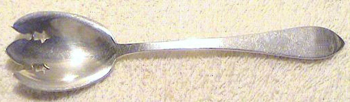 Pointed Antique (Sterling, 1895) Ice Cream Fork by Reed & Barton-1