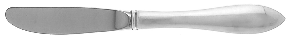 Pointed Antique (Sterling, 1895) Modern Hollow Butter Spreader (Stainless) by Reed & Barton-1