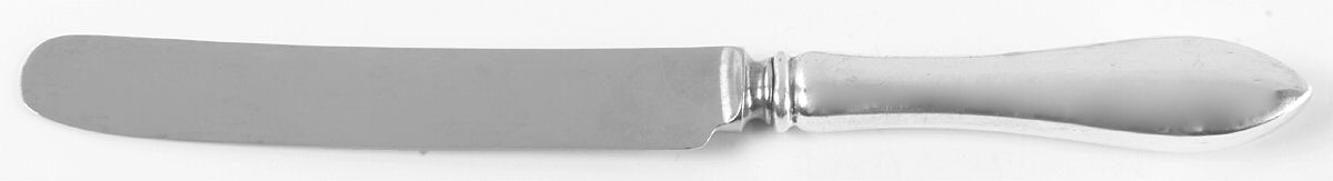 Pointed Antique (Sterling, 1895) Old French Hollow Knife with Bolster by Reed & Barton-1