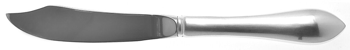 Pointed Antique (Sterling, 1895) Individual Fish Knife with Stainless Blade by Reed & Barton-1