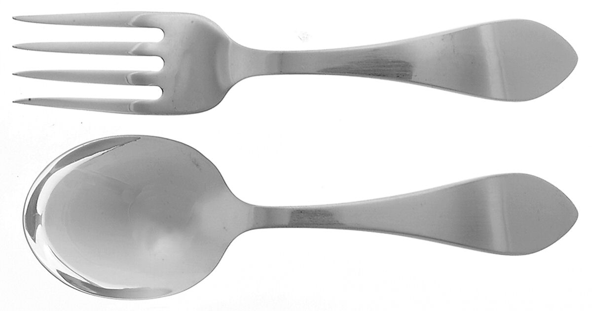 Pointed Antique (Sterling, 1895) 2 Pc Baby Set (BF, BS) by Reed & Barton-1