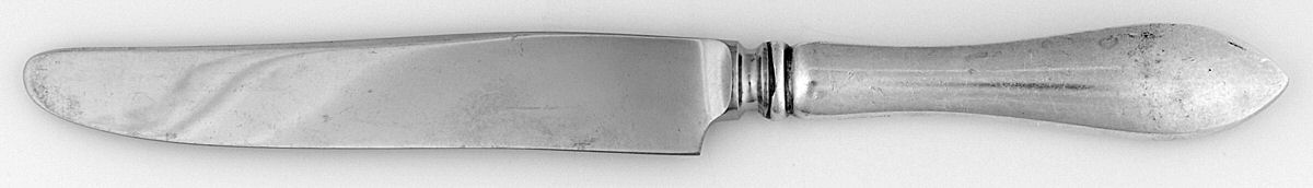 Pointed Antique (Sterling, 1895) New French Hollow Knife with Bolster by Reed & Barton-1