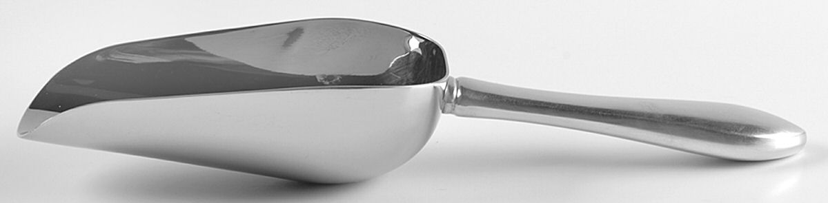 Pointed Antique (Sterling, 1895) Ice Scoop with Stainless Bowl by Reed & Barton-1