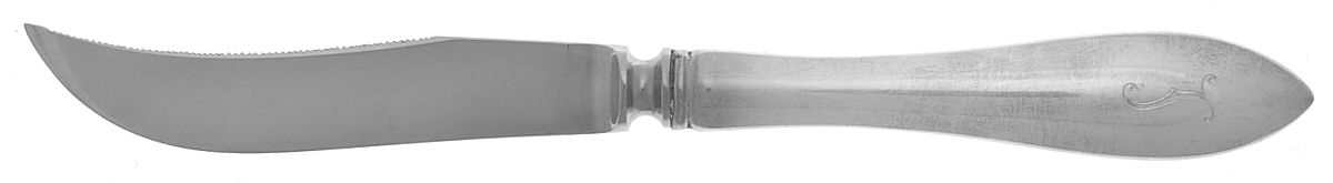 Pointed Antique (Sterling, 1895) Orange Knife with Stainless Blade by Reed & Barton-1