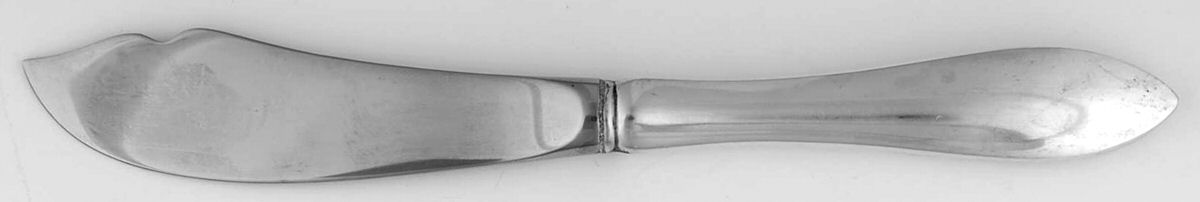 Pointed Antique (Sterling, 1895) Hollow Handle Master Butter Knife by Reed & Barton-1