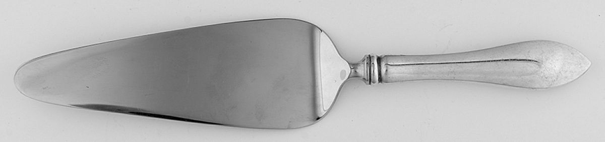 Pointed Antique (Sterling, 1895) Pie Server with Stainless Blade by Reed & Barton-1