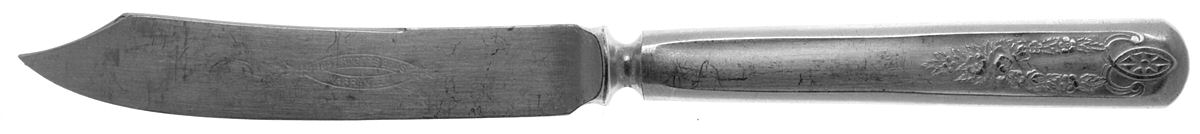 Pompeian (Silverplate, 1930) Individual Solid Fruit Knife by Reed & Barton-1