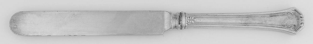 Pompeian (Silverplate, 1930) Blunt Hollow Knife with Bolster by Reed & Barton-1