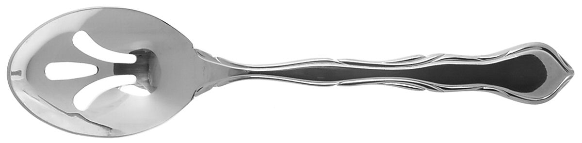 Pompei-Pompeii (Stainless) Pierced Tablespoon (Serving Spoon) by Reed & Barton-1