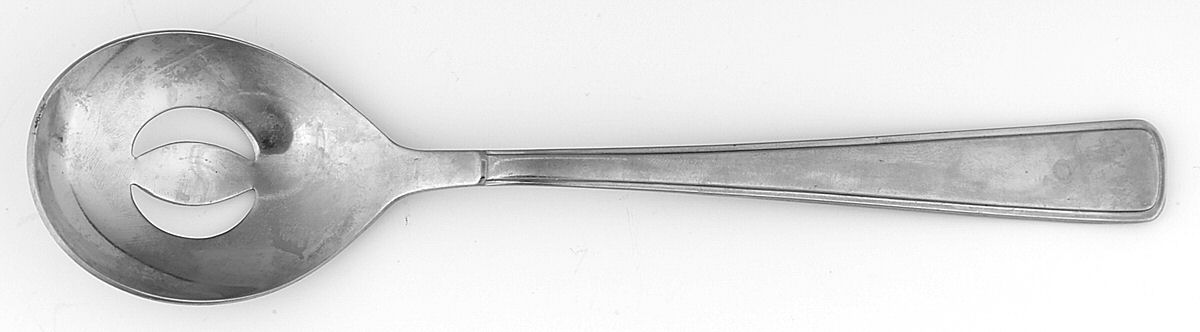 Porto Santo Stefano (Stainless) Pierced Tablespoon (Serving Spoon) by Reed & Barton-1