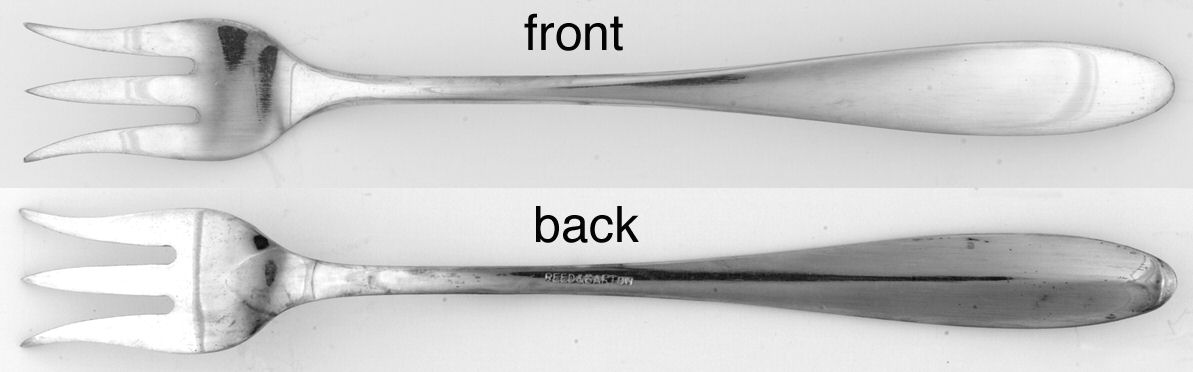 Queen Mary (Silverplate, 1930) Cocktail/Seafood Fork by Reed & Barton-1
