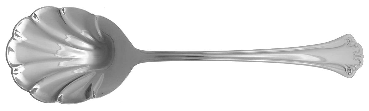 Lyndon (Stainless) Solid Smooth Casserole Spoon by Reed & Barton-1