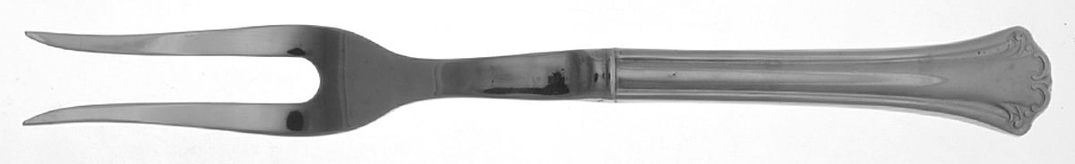 Lyndon (Stainless) Small Solid Steak Carving Fork by Reed & Barton-1