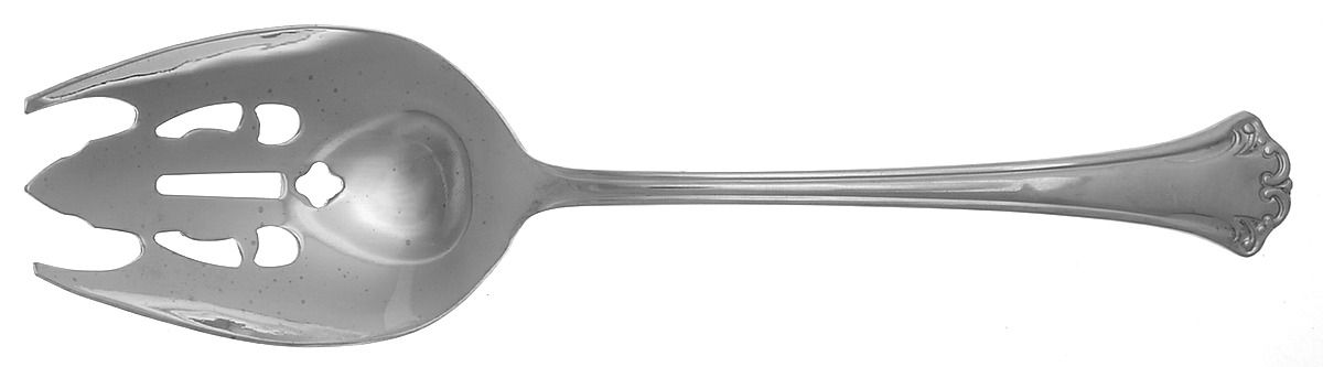 Lyndon (Stainless) Oversize Solid Salad Servng Fork by Reed & Barton-1