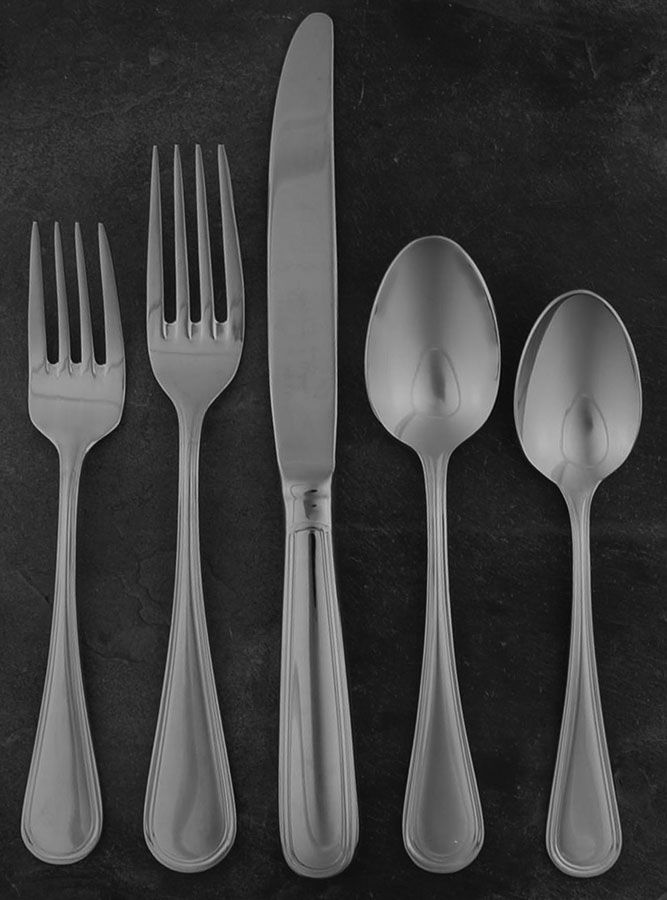 Eaton II (STAINLESS) 5 Piece Place Setting by Reed & Barton-1