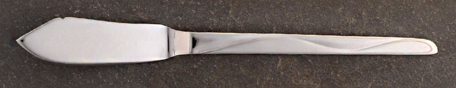 New Wave (Stainless) Flat Handle Master Butter Knife by Reed & Barton-1