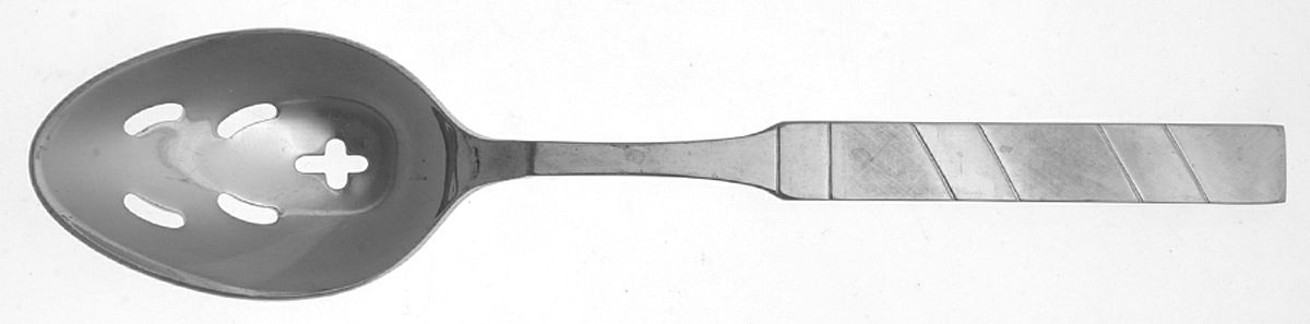Ahnda Pierced Tablespoon (Serving Spoon) by Reed & Barton-1