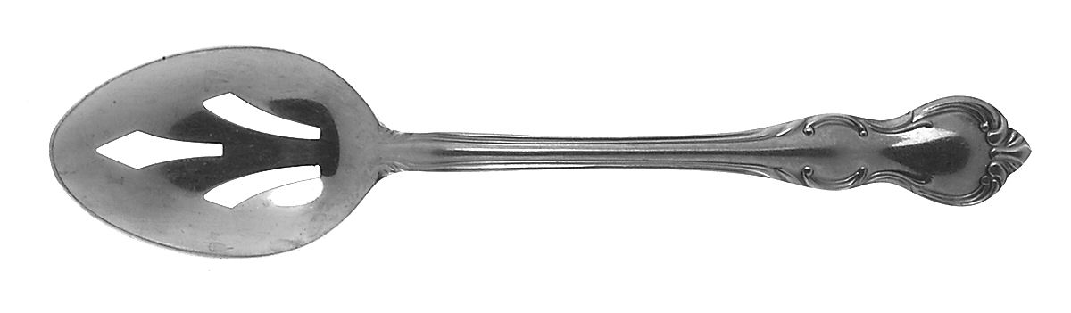 La Femme (Stainless) Pierced Tablespoon (Serving Spoon) by Reed & Barton-1