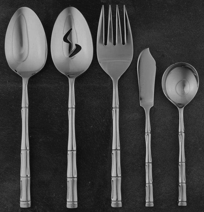 Regal Bamboo (Stainless) 5 Piece Hostess Set by Reed & Barton-1