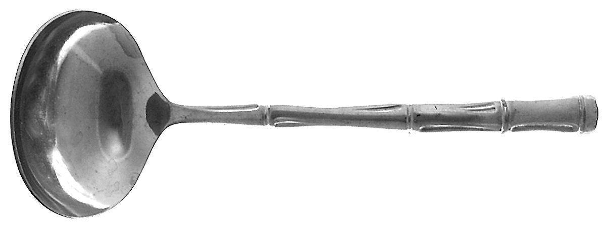Regal Bamboo (Stainless) Solid Gravy Ladle by Reed & Barton-1