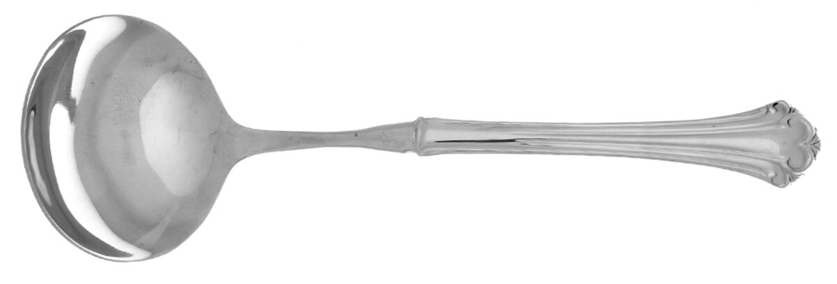 Regine (Stainless) Gravy Ladle with No Spout Stainless Bowl HC by Reed & Barton-1