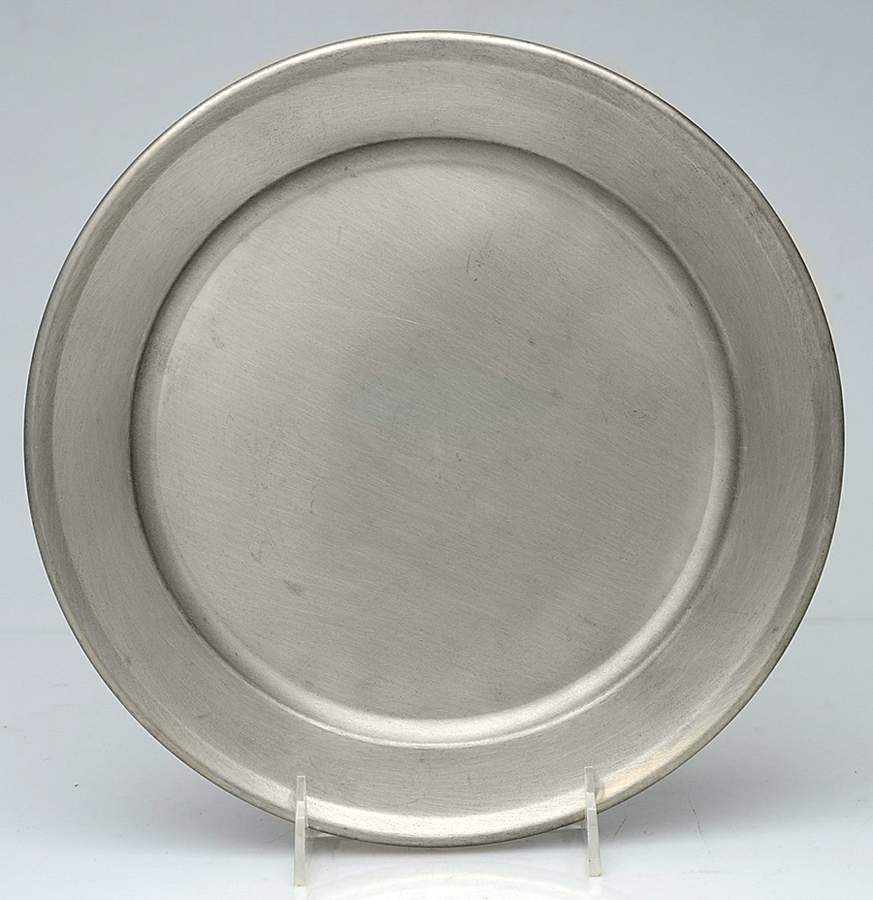 Rehoboth (Pewter, Hollowwaree) Dinner Plate by Reed & Barton-1