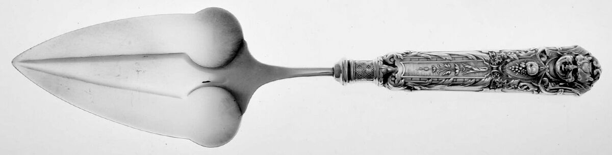 Renaissance (Silverplate, 1886, No Monos) Pie Knife Hollow Handle Silverplate Blade by Reed & Barton-1