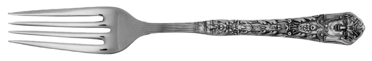 Renaissance (Silverplate, 1886, No Monos) Fork by Reed & Barton-1