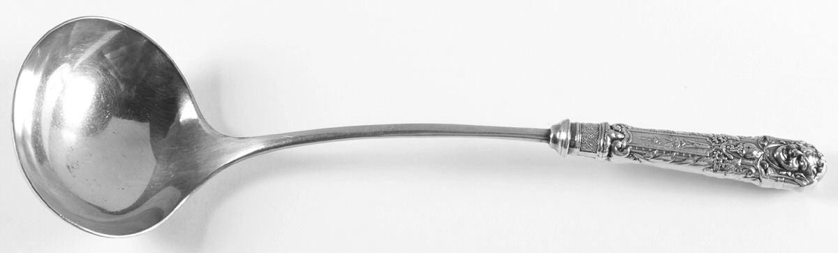 Renaissance (Silverplate, 1886, No Monos) Solid Soup Ladle by Reed & Barton-1