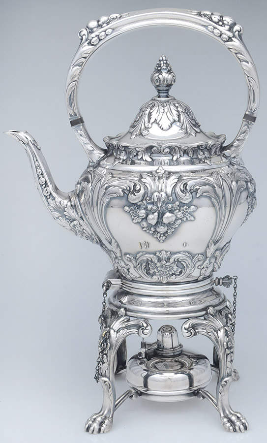 Renaissance (Silverplate, Hollowware) Kettle, Stand & Burner by Reed & Barton-1