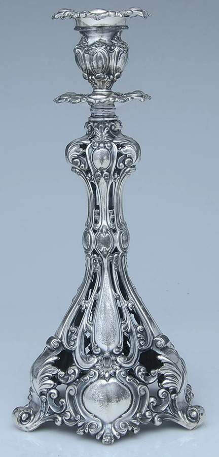 Renaissance (Silverplate, Hollowware) 12" Candlestick by Reed & Barton-1