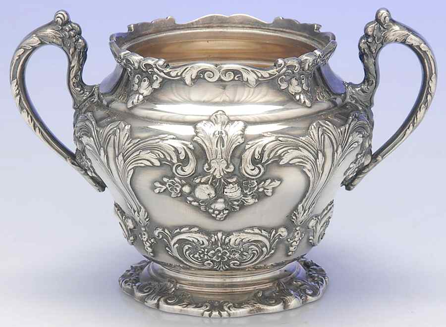 Renaissance (Silverplate, Hollowware) Sugar Bowl No Lid by Reed & Barton-1