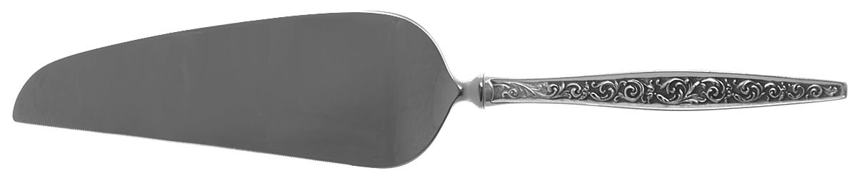 Renaissance Scroll (Sterling, 1969) Pie & Cake Server with Stainless Blade by Reed & Barton-1
