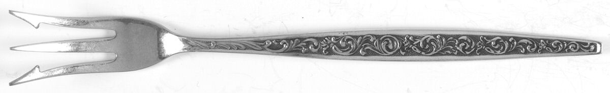 Renaissance Scroll (Sterling, 1969) Short Handle Pickle/Olive Fork by Reed & Barton-1