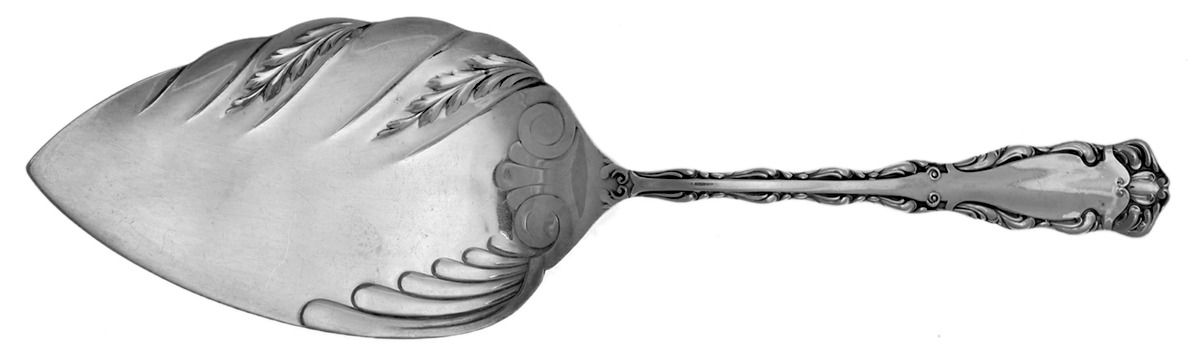 Rex (Silverplate, 1894) Large Solid Pie Knife by Reed & Barton-1