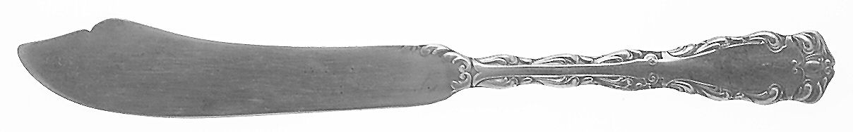 Rex (Silverplate, 1894) Individual Solid Fish Knife by Reed & Barton-1