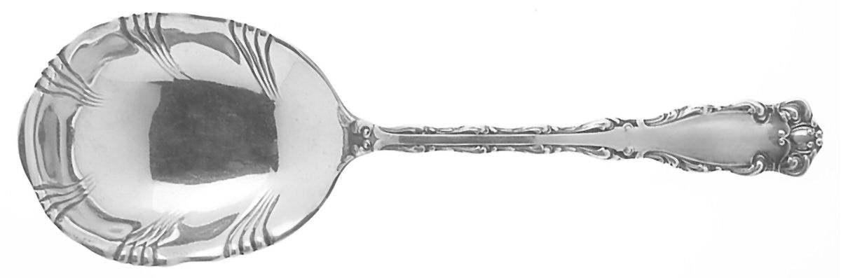 Rex (Silverplate, 1894) Solid Smooth Casserole Spoon by Reed & Barton-1
