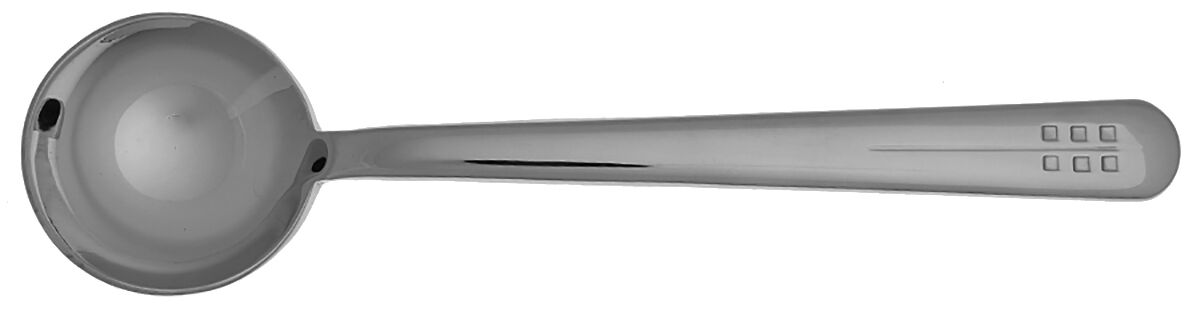Richard Meier (Stainless) Round Bowl Soup Spoon (Cream Soup) HC by Reed & Barton-1