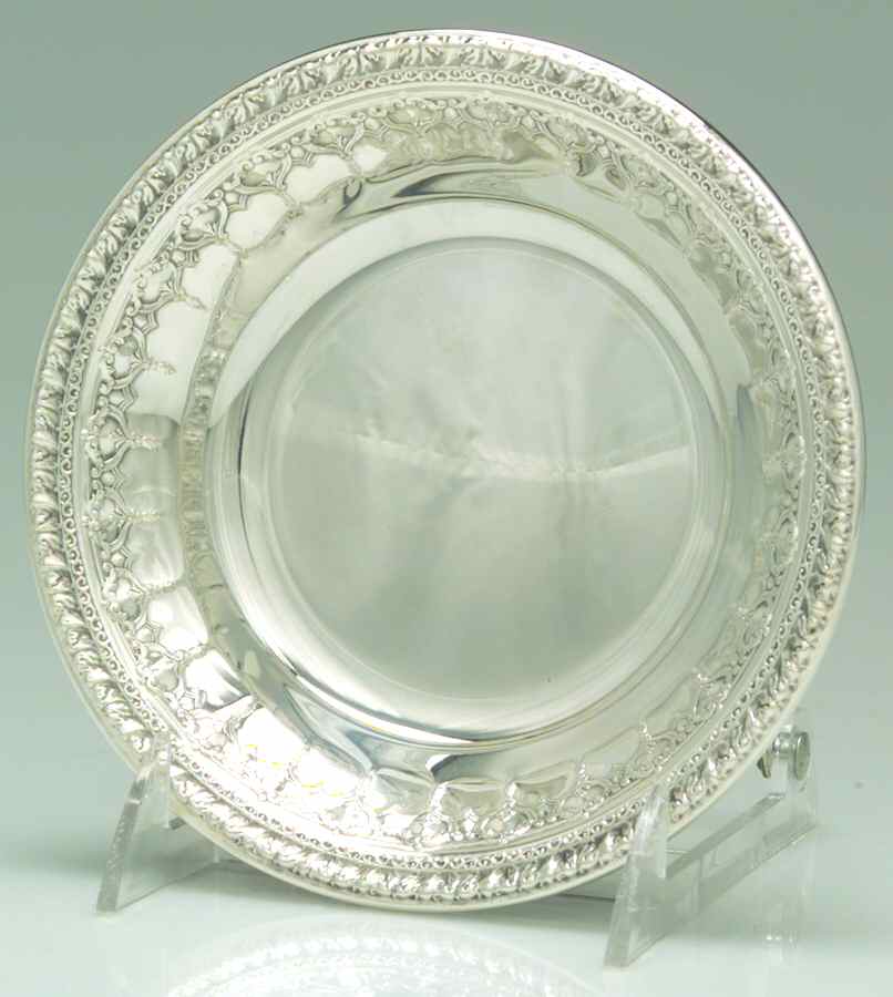 Riviera (Silverplate, Hollowware) Silverplate Bon Bon Bowl by Reed & Barton-1