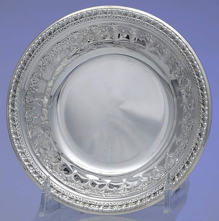 Riviera (Silverplate, Hollowware) Silverplate Bon Bon Bowl by Reed & Barton-1