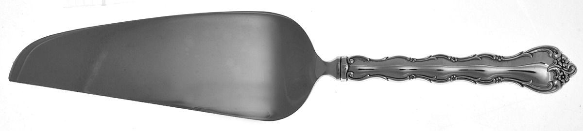 Rose Arbor (Sterling, 1979) Pie & Cake Server with Stainless Blade by Reed & Barton-1