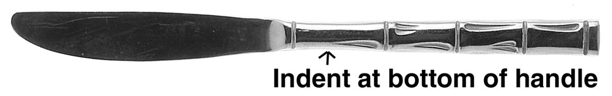 Royal Bamboo (Stainless) Modern Solid Knife by Reed & Barton-1