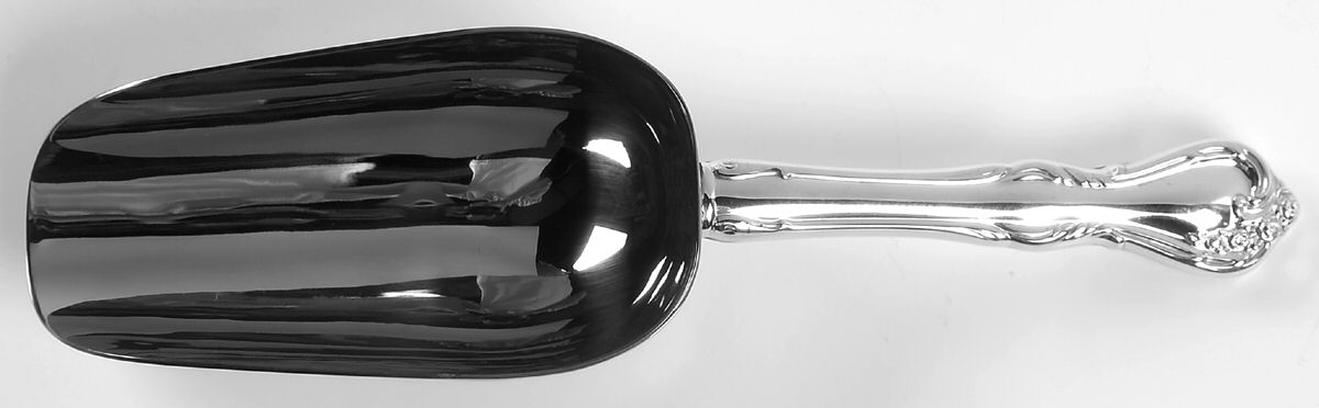 Rose Cascade (Sterling, 1957) Ice Scoop with Silverplate Bowl by Reed & Barton-1