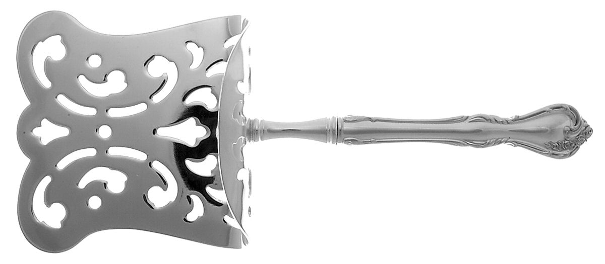 Rose Cascade (Sterling, 1957) Hollow Asparagus Server with Silverplate Hood by Reed & Barton-1